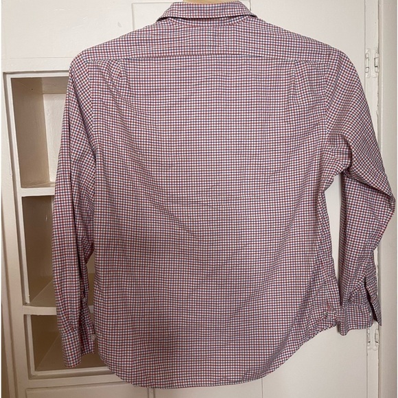 Polo Ralph Lauren XXL Long Sleeve Cotton Button-Down Orange Green Check Casual - Picture 2 of 13